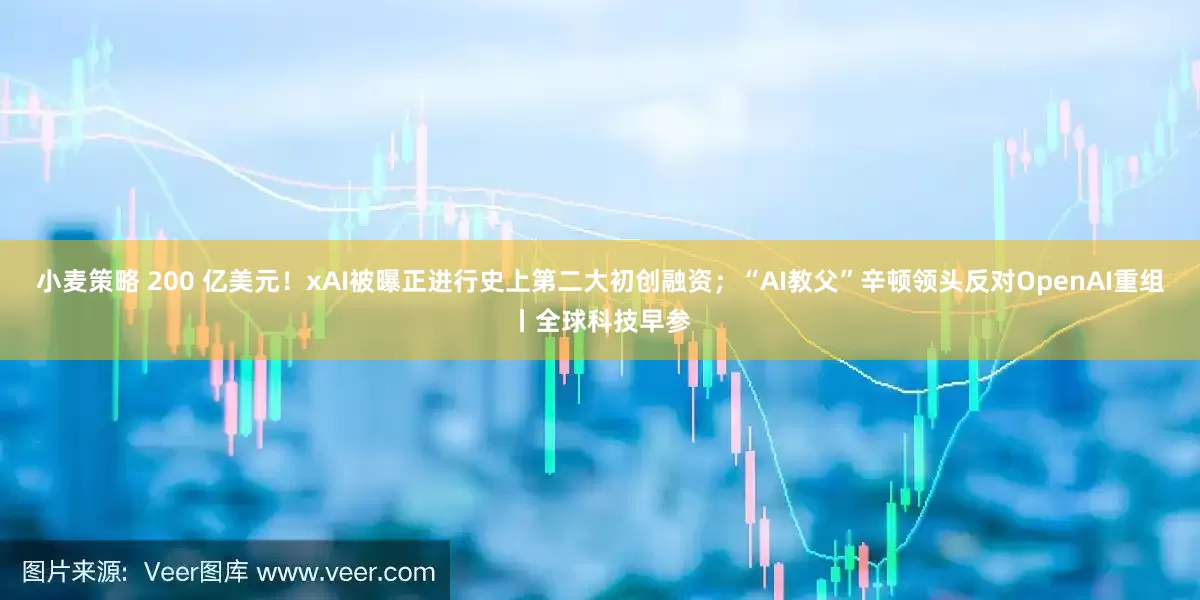小麦策略 200 亿美元！xAI被曝正进行史上第二大初创融资；“AI教父”辛顿领头反对OpenAI重组丨全球科技早参