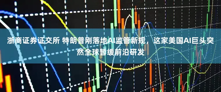 浙商证券证交所 特朗普刚落地AI监管新规，这家美国AI巨头突然全球暂缓前沿研发